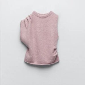 Zara Asymmetrical Knit Top